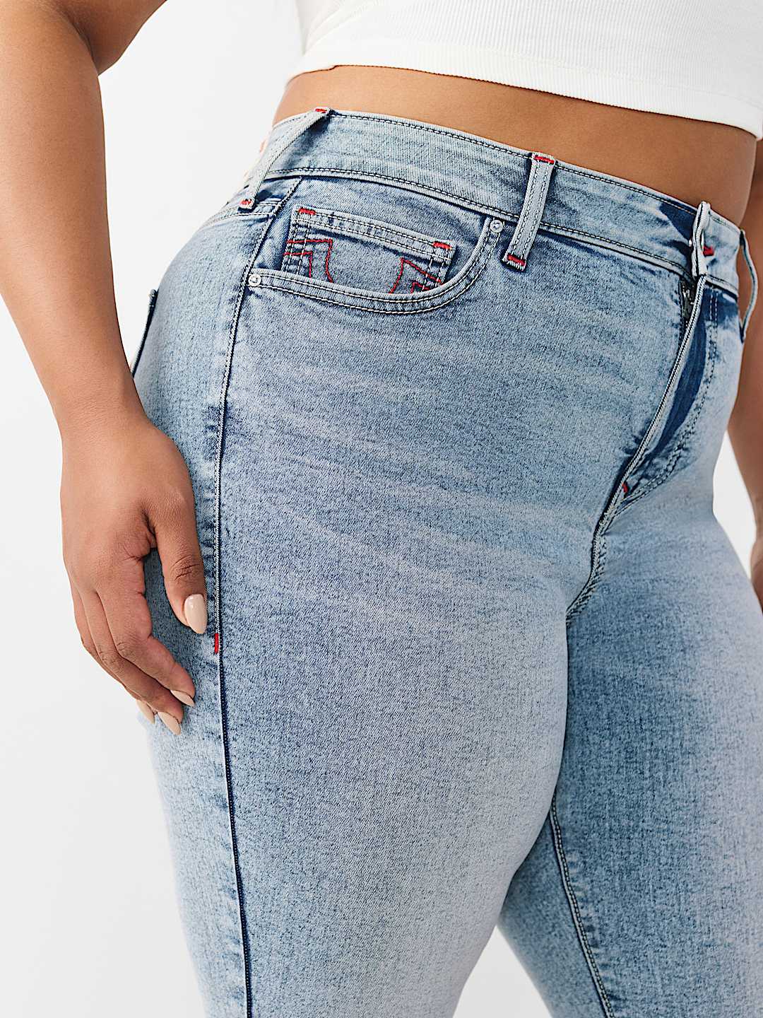 PLUS JENNIE MID RISE CURVY SKINNY JEAN, image 6