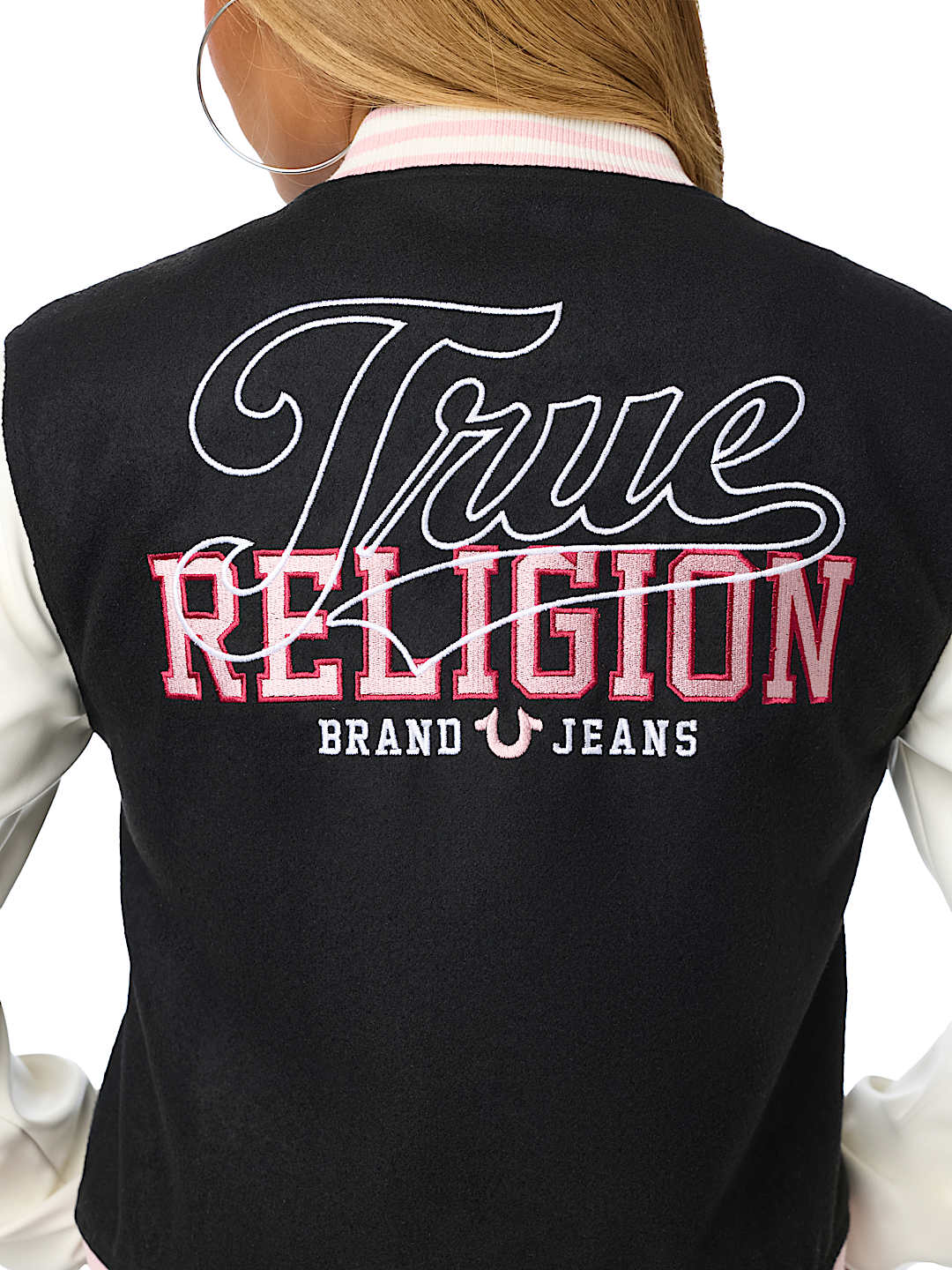 WOOL OUTLINE VARSITY JACKET