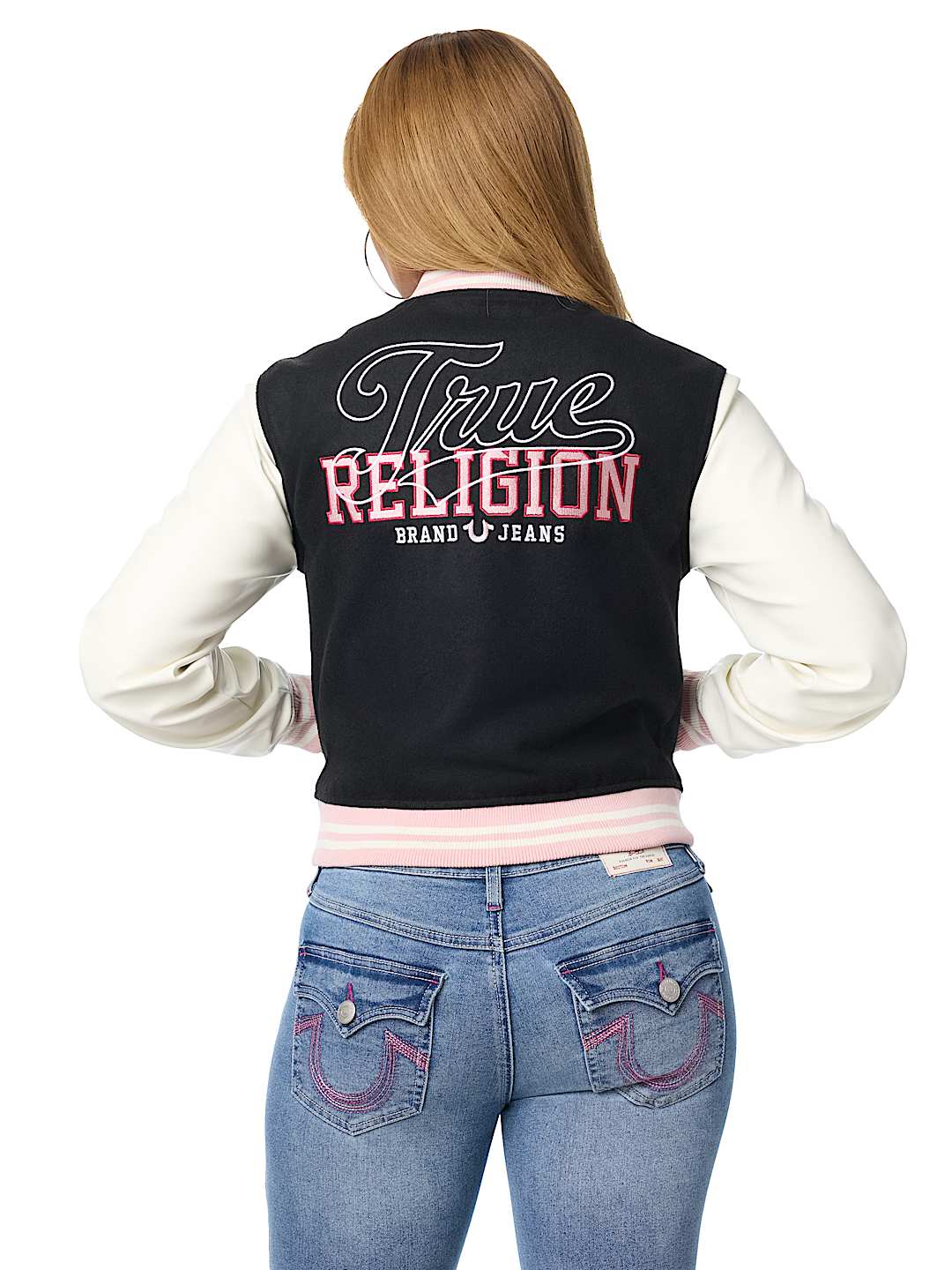 WOOL OUTLINE VARSITY JACKET