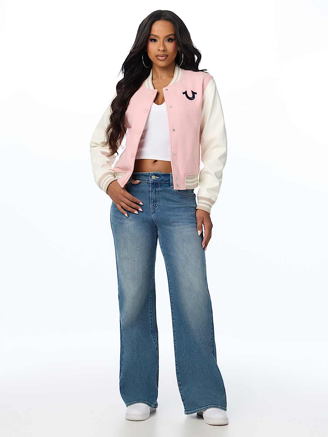 WOOL OUTLINE VARSITY JACKET