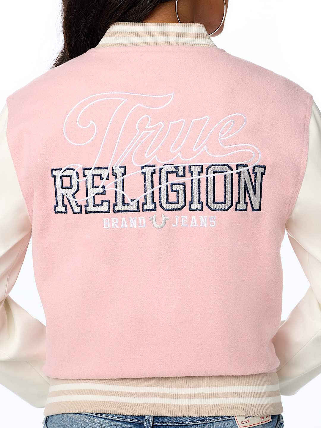 WOOL OUTLINE VARSITY JACKET