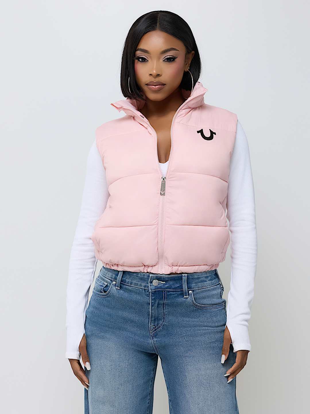 CHALECO ACOLCHADO CON ESTAMPADO INTEGRAL