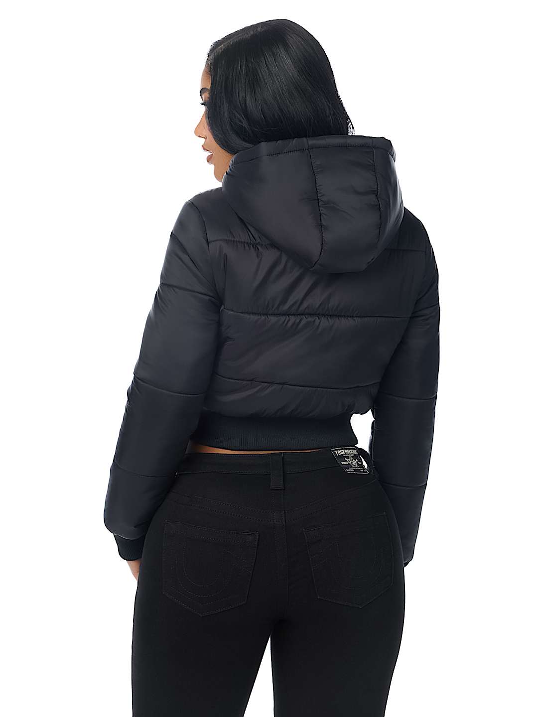 HOODED HORSESHOE PUFFER JACKET