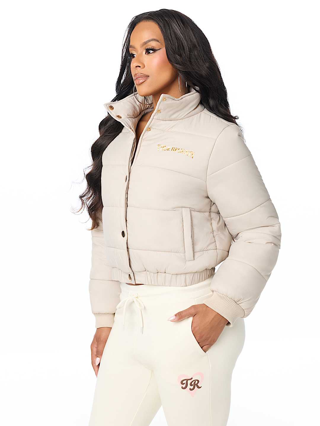 COLLARED PUFFER JACKET