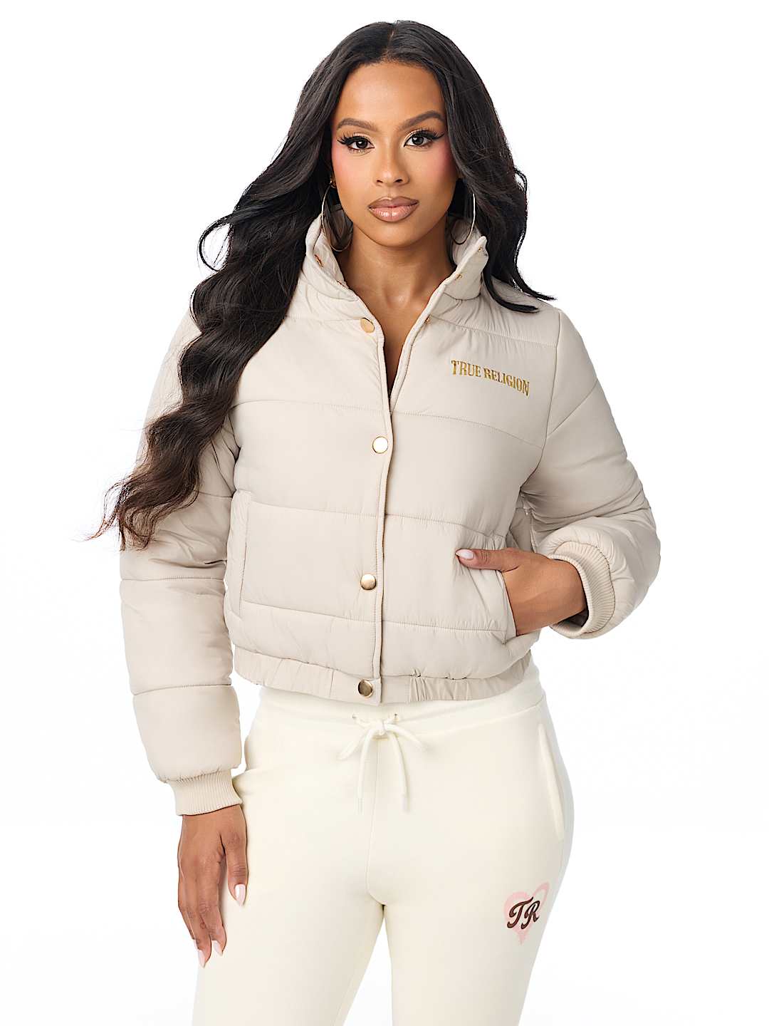 COLLARED PUFFER JACKET