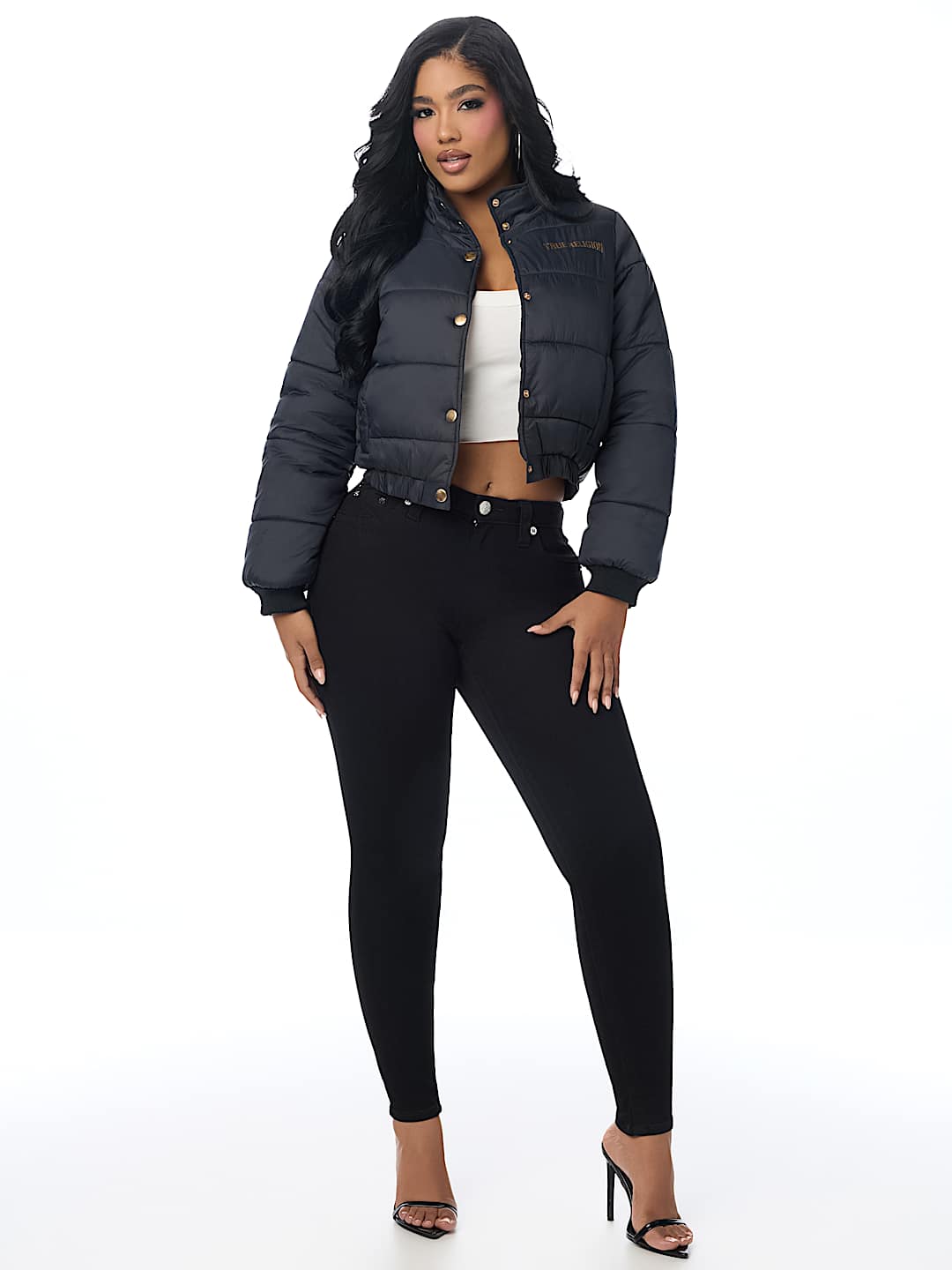 COLLARED PUFFER JACKET