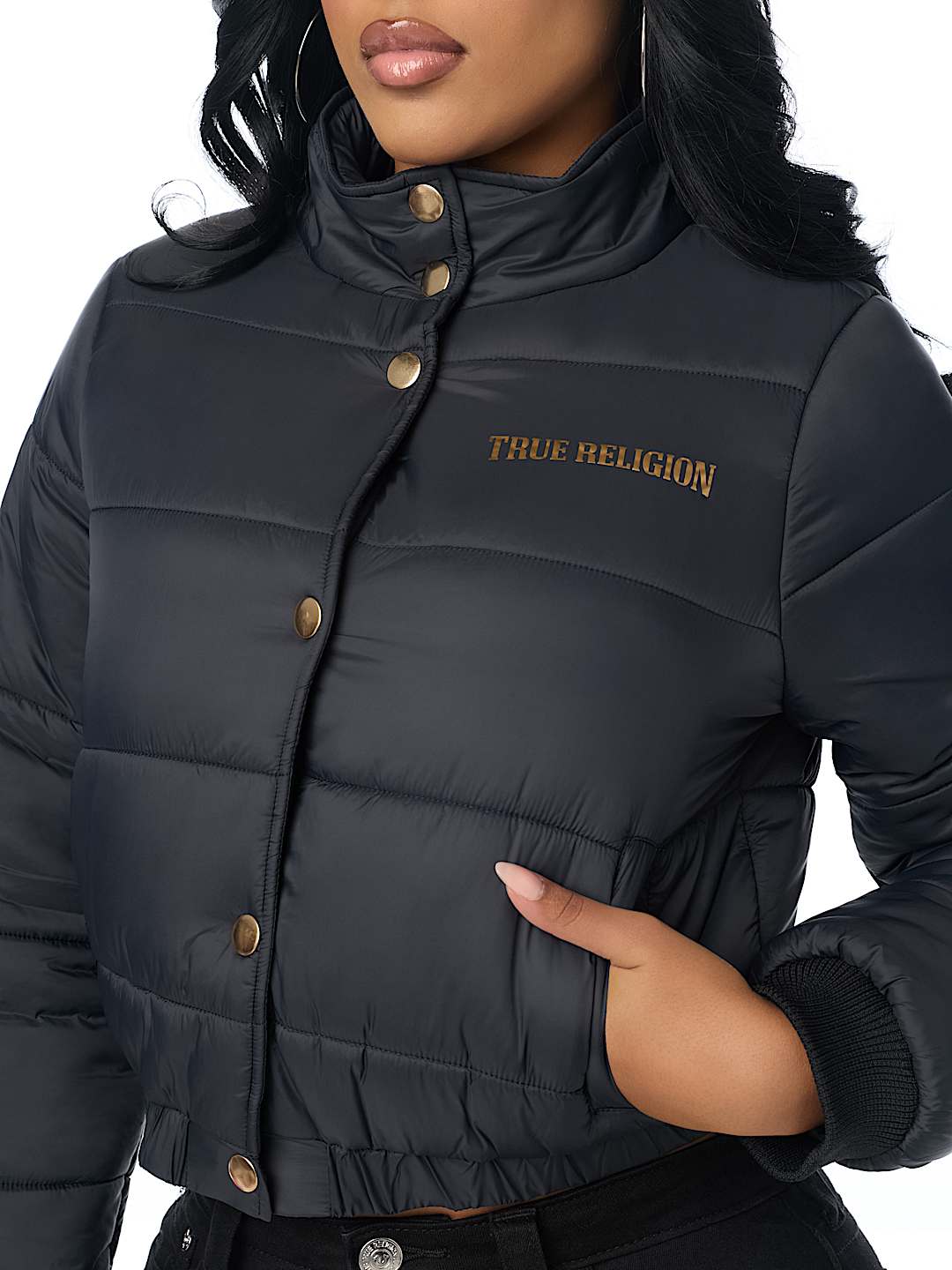 COLLARED PUFFER JACKET