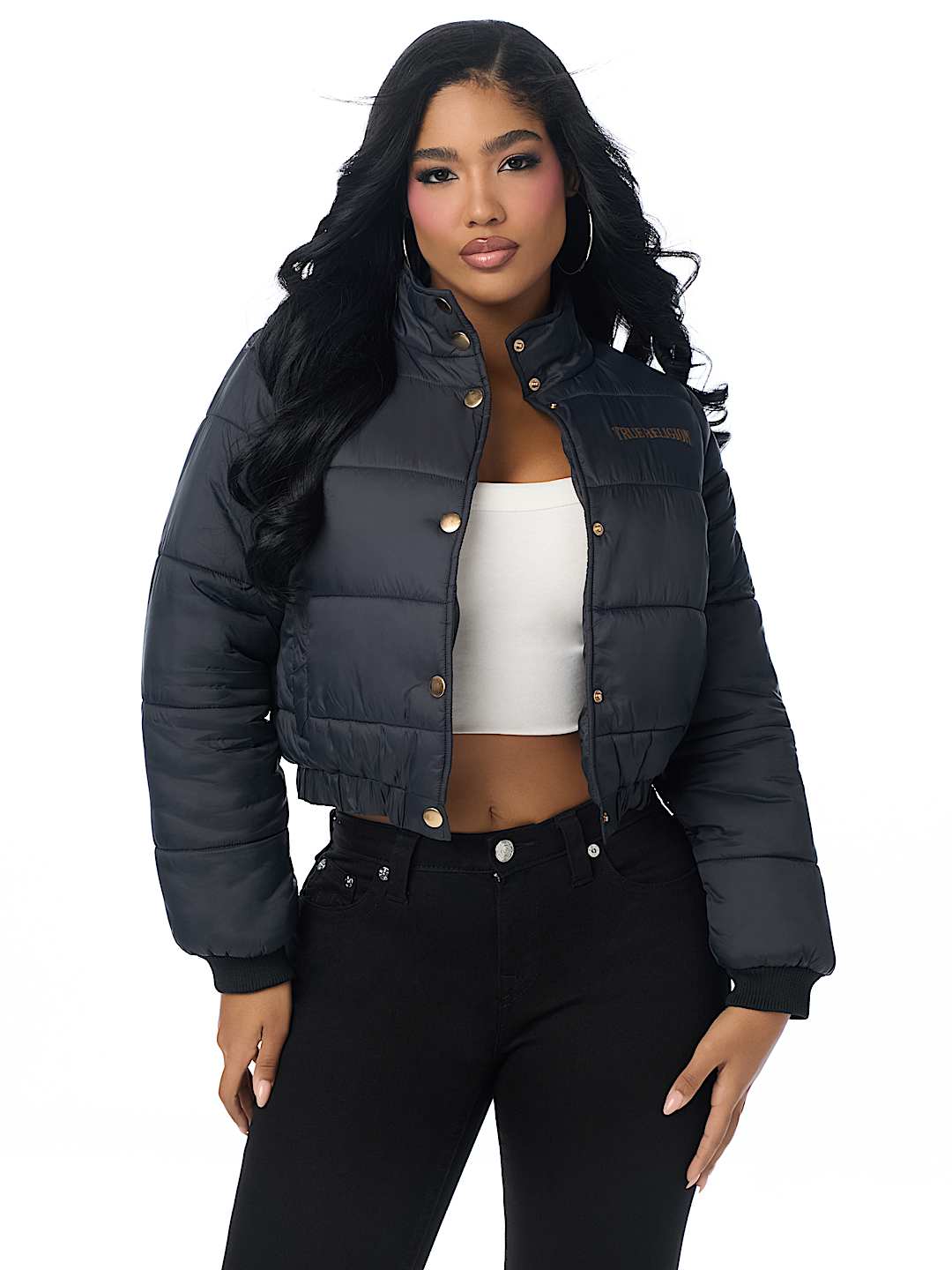 COLLARED PUFFER JACKET
