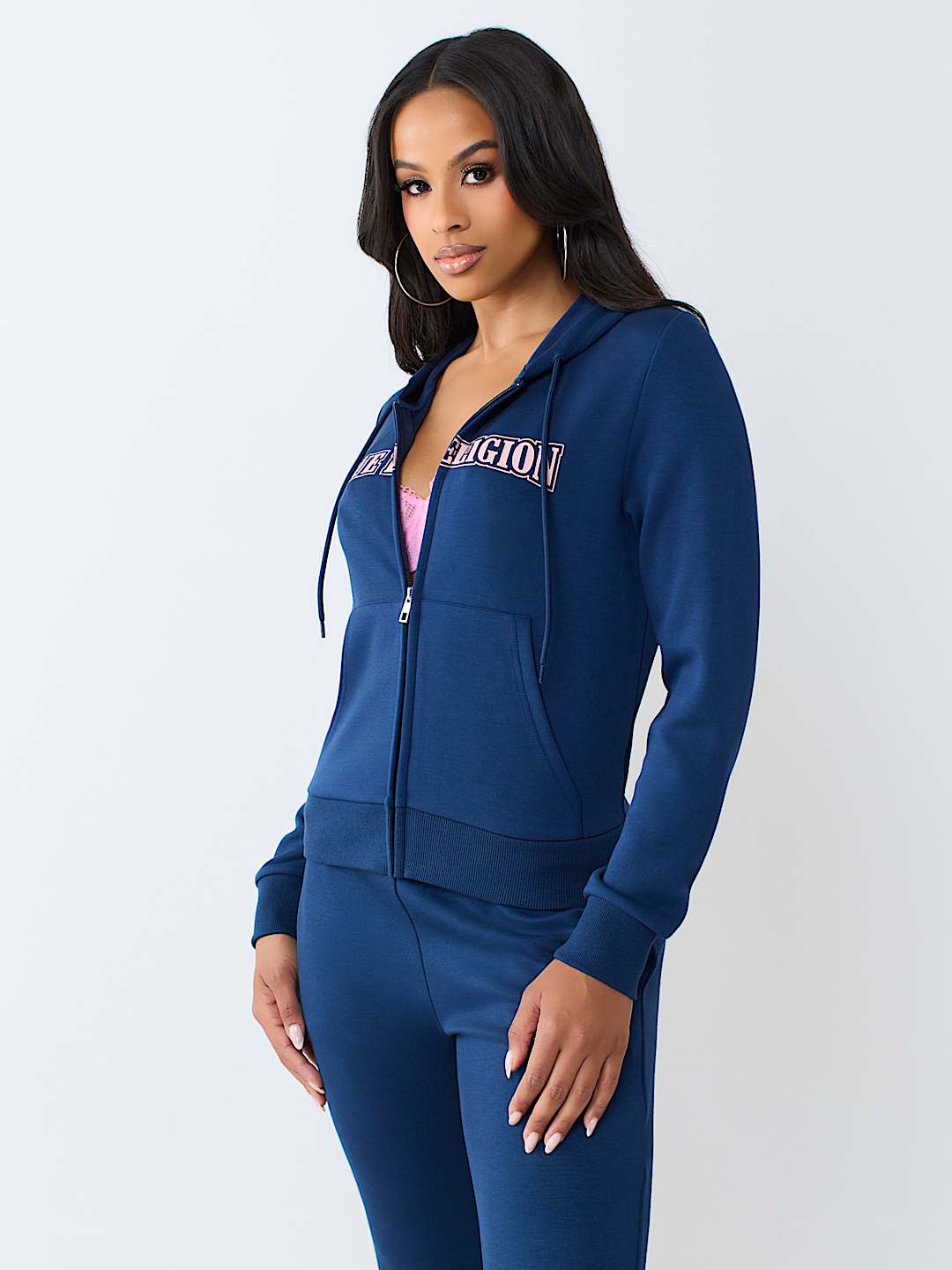 CRYSTAL WING ZIP HOODIE