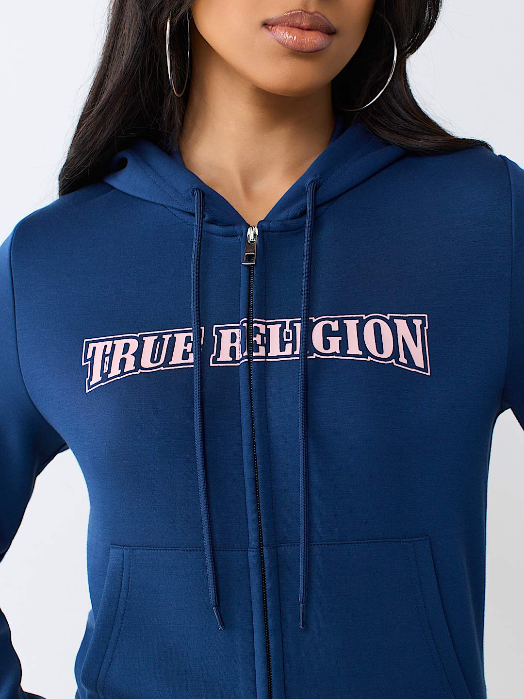CRYSTAL WING ZIP HOODIE