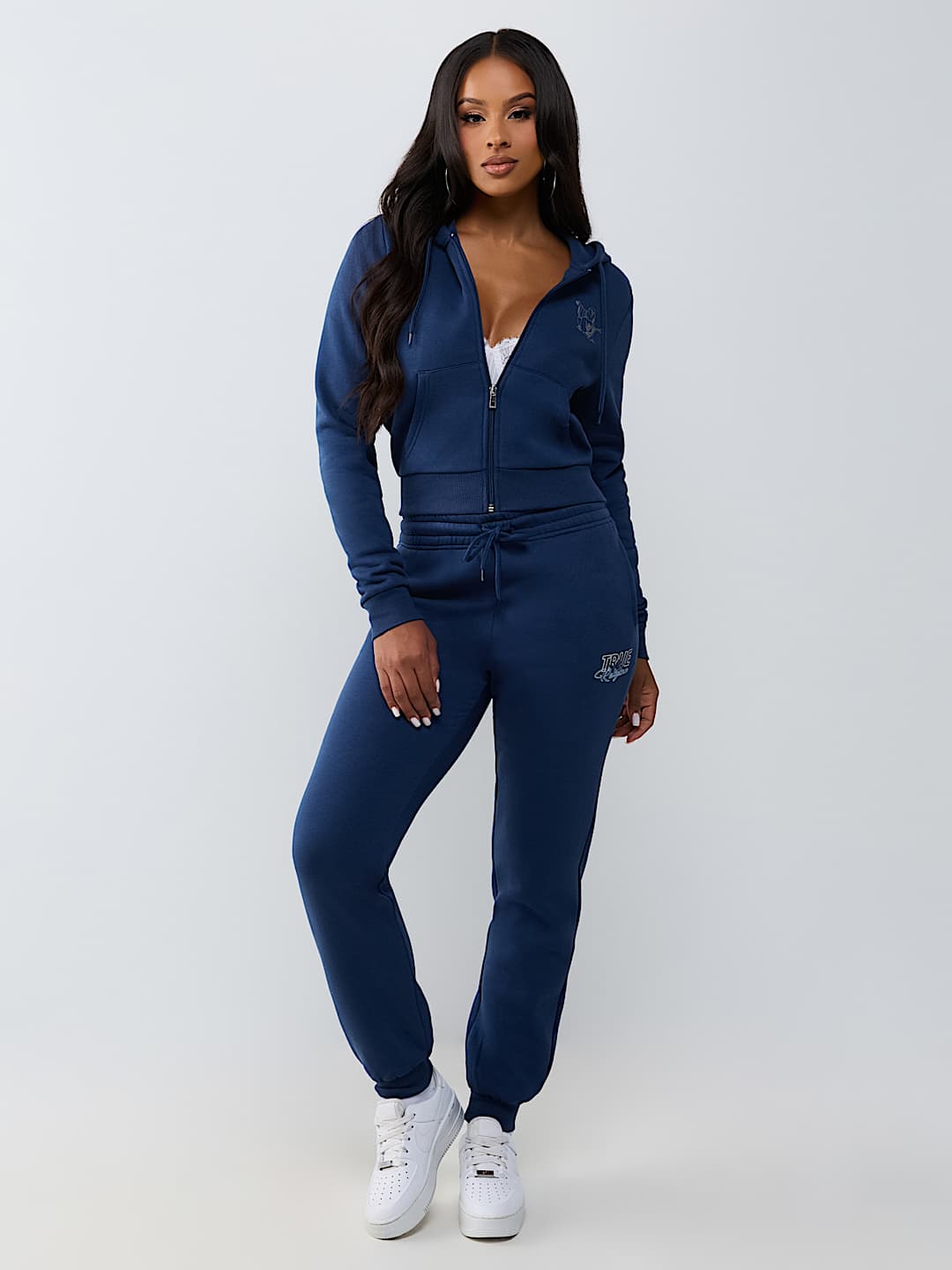 BUDDHA SHRUNKEN ZIP HOODIE
