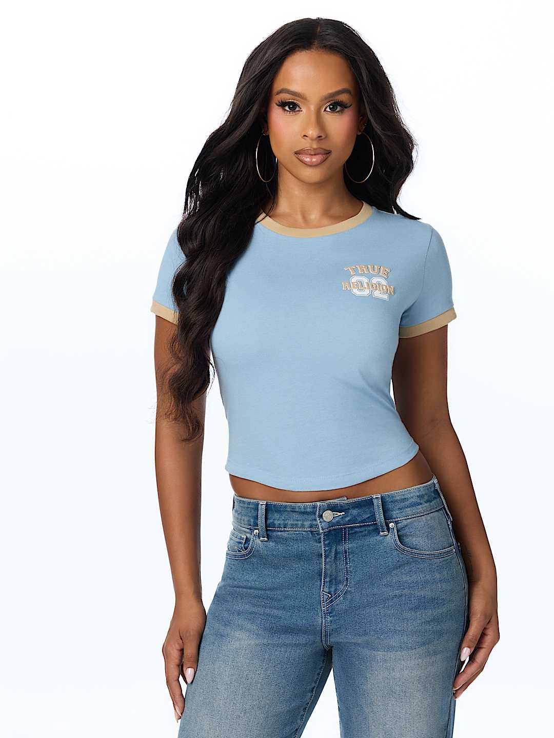 SPORTY RINGER TEE