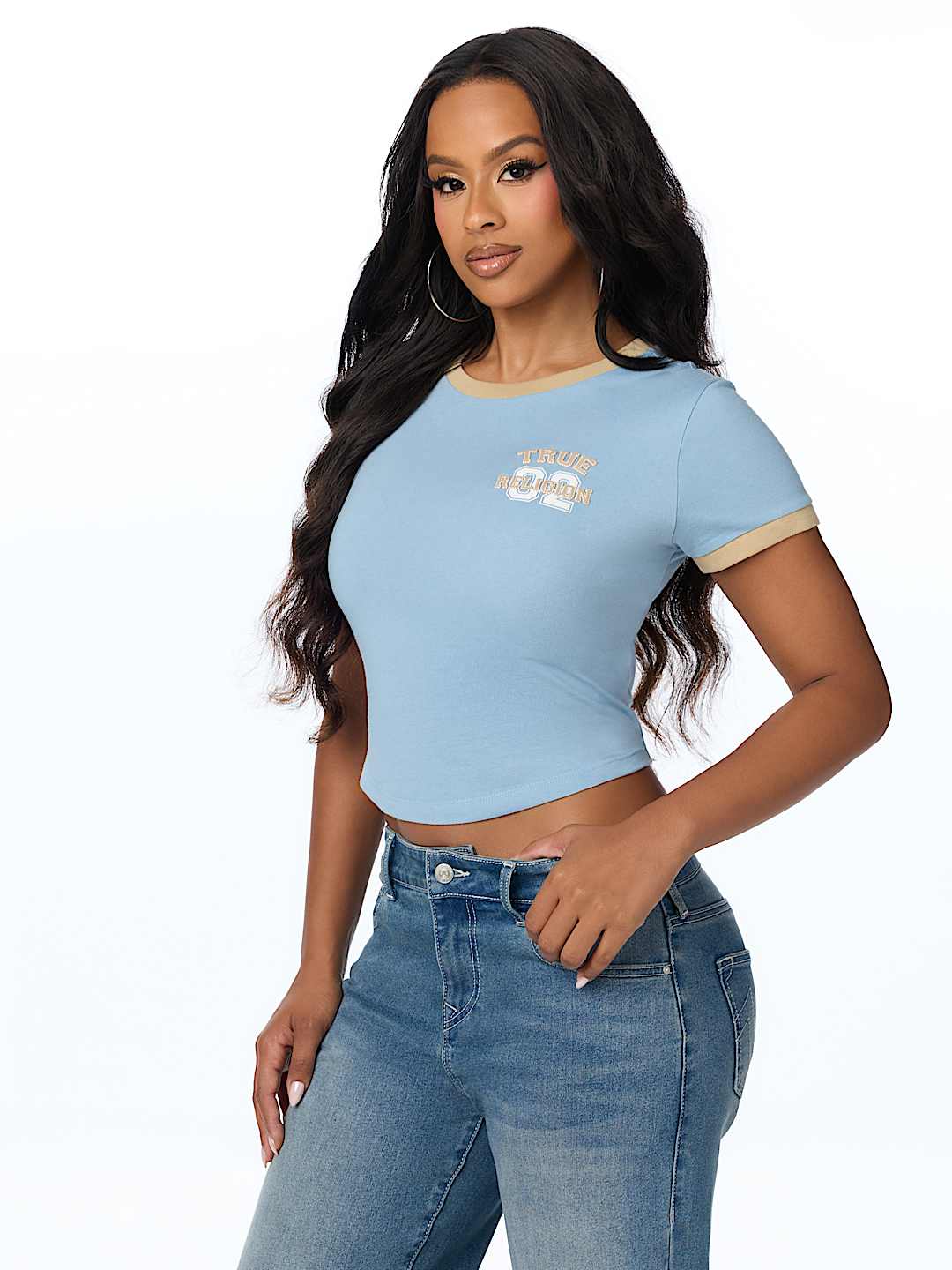 SPORTY RINGER TEE