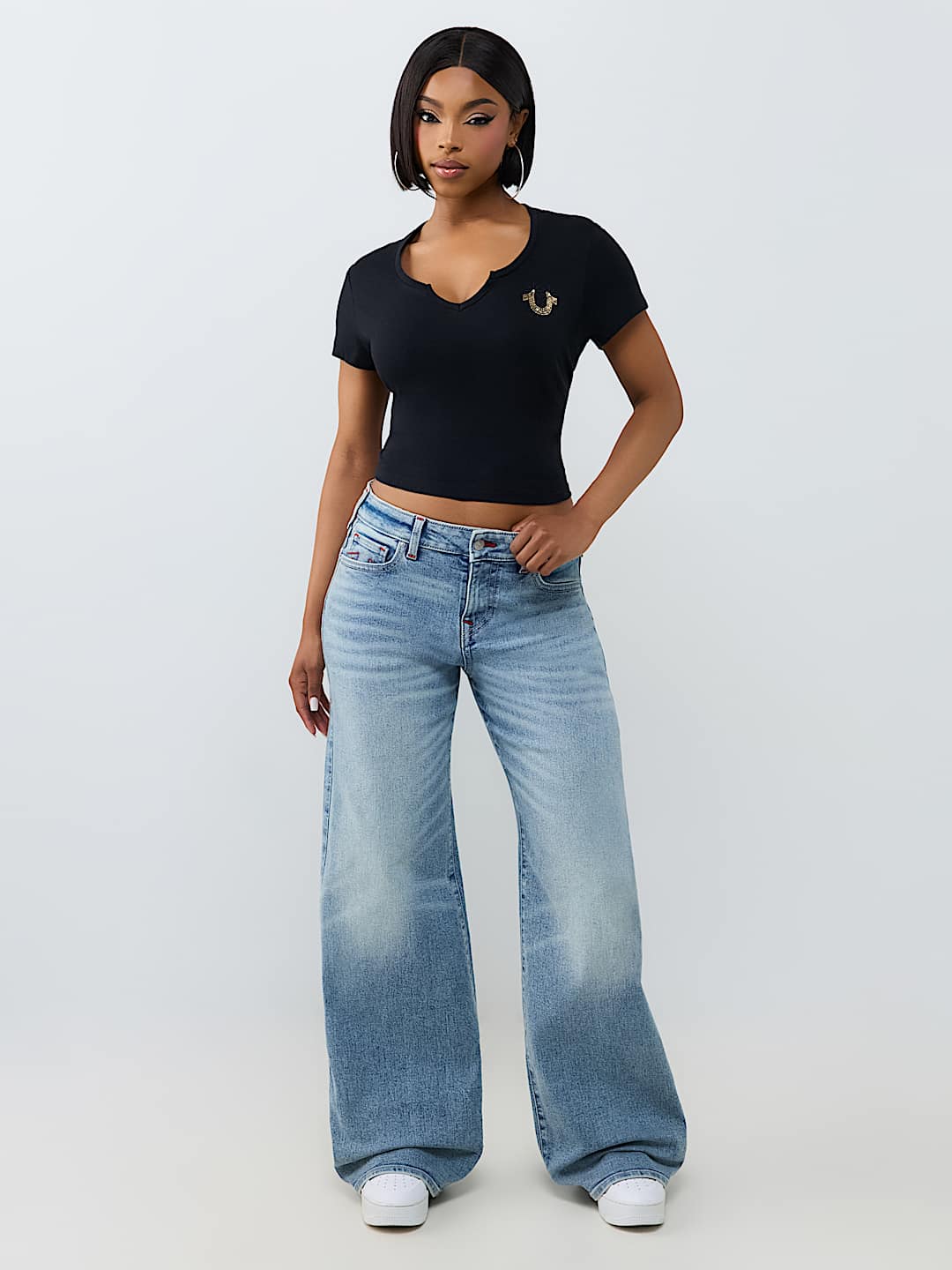 HORSESHOE NOTCH BABY TEE