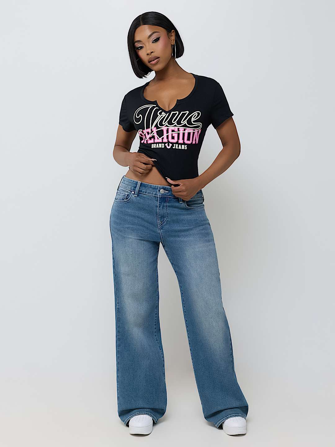 SPORTY NOTCH BABY TEE