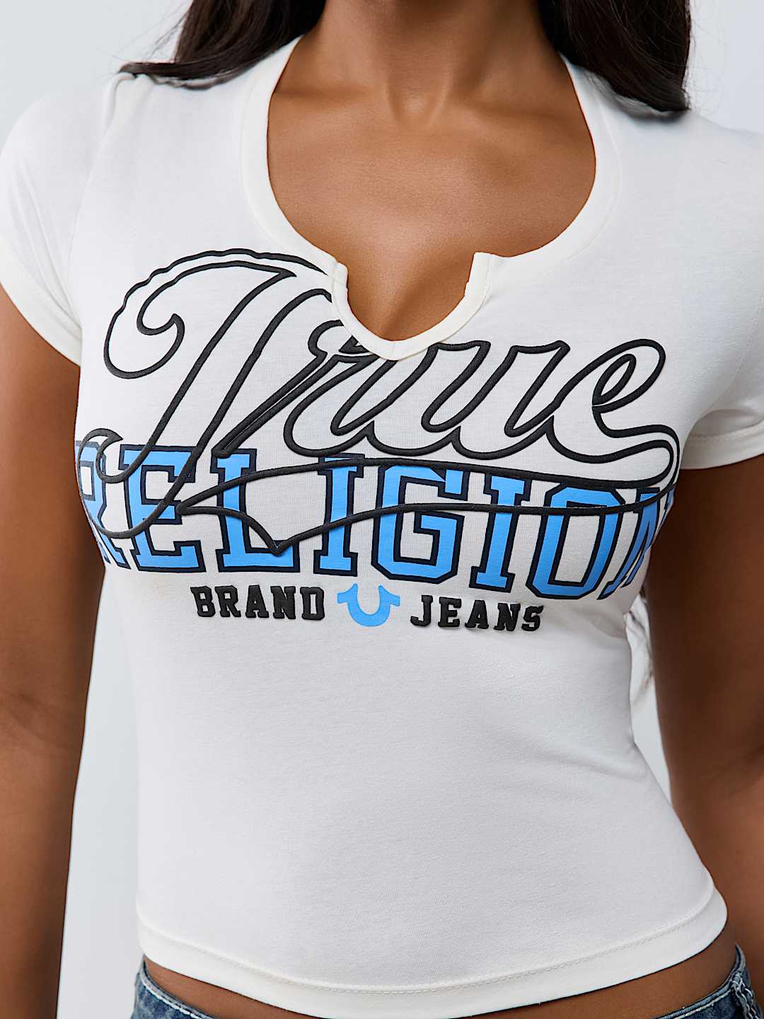 SPORTY NOTCH BABY TEE