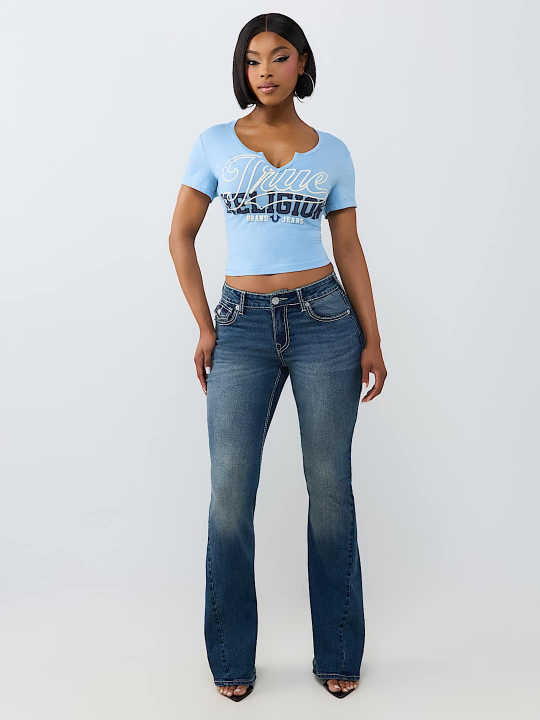 SPORTY NOTCH BABY TEE