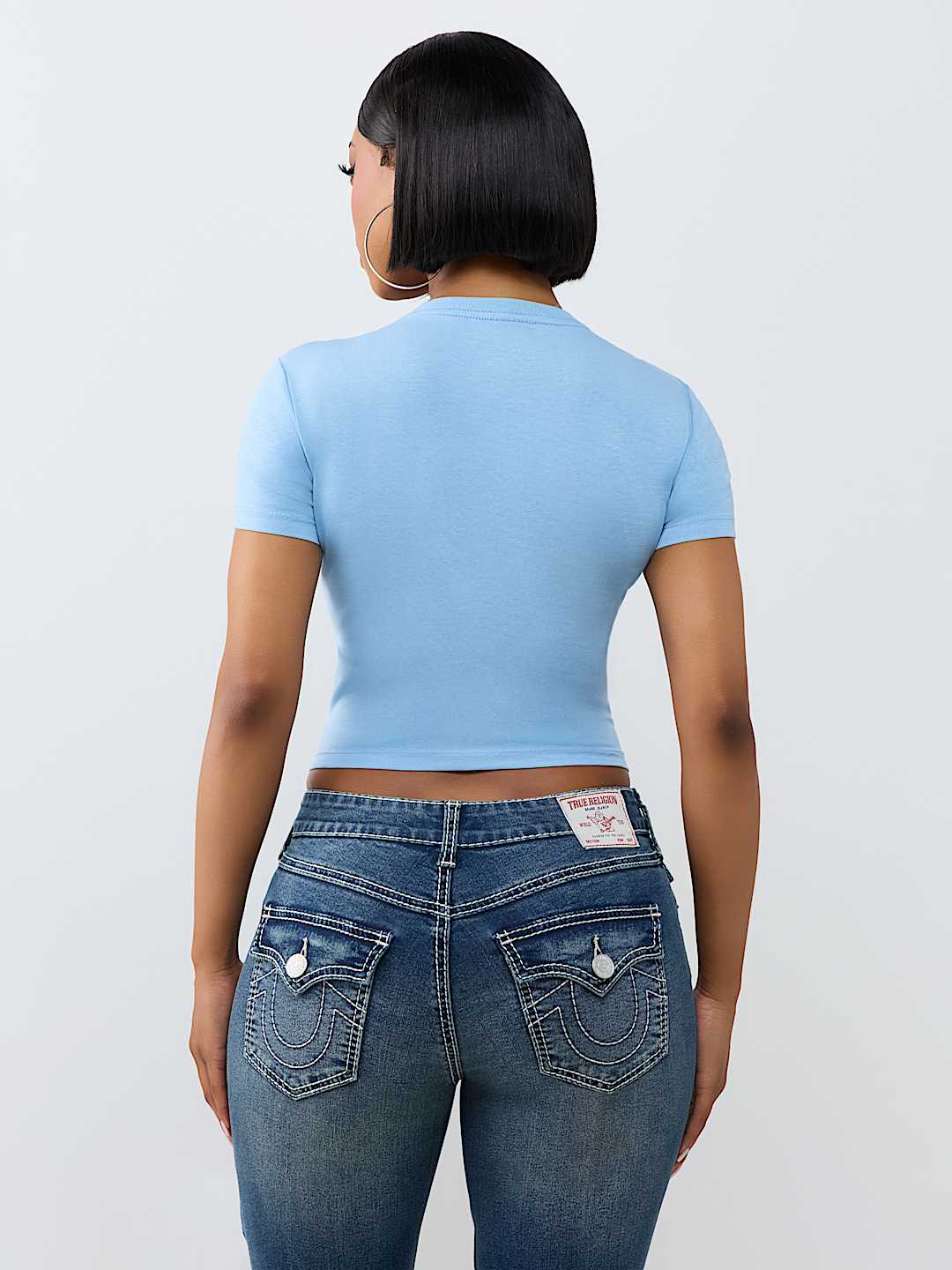 SPORTY NOTCH BABY TEE
