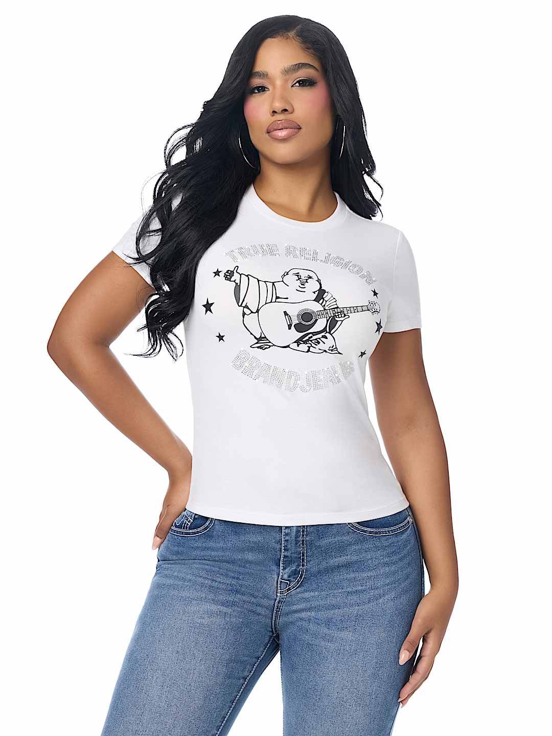 BUDDHA STAR CREWNECK TEE