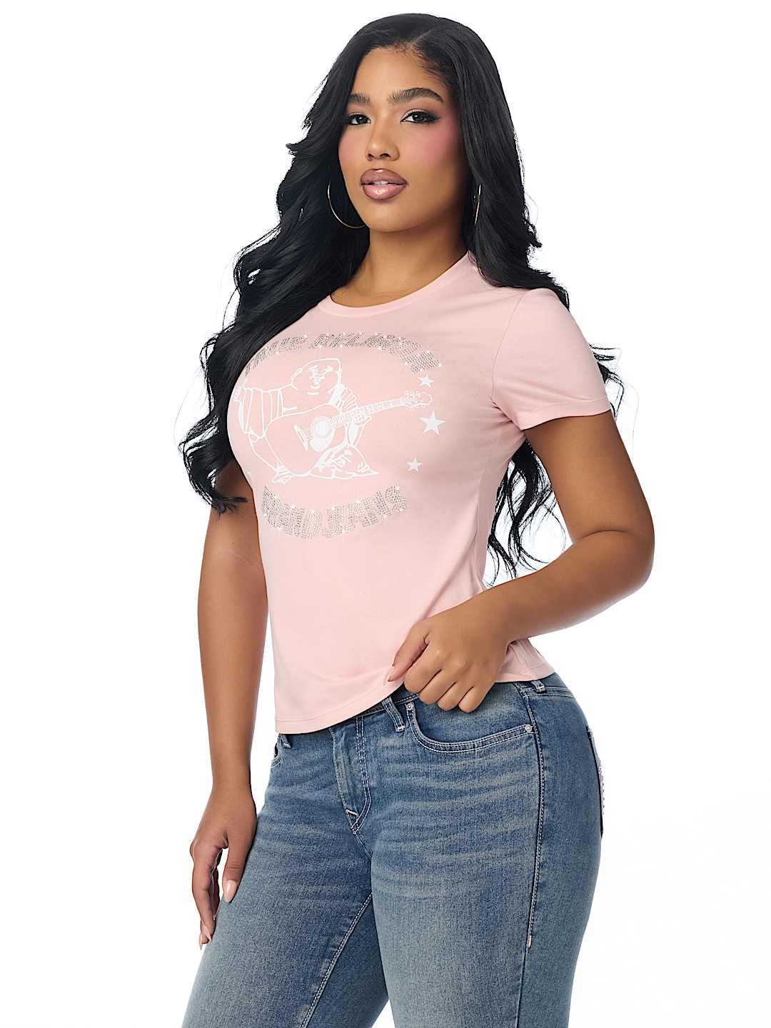 BUDDHA STAR CREWNECK TEE