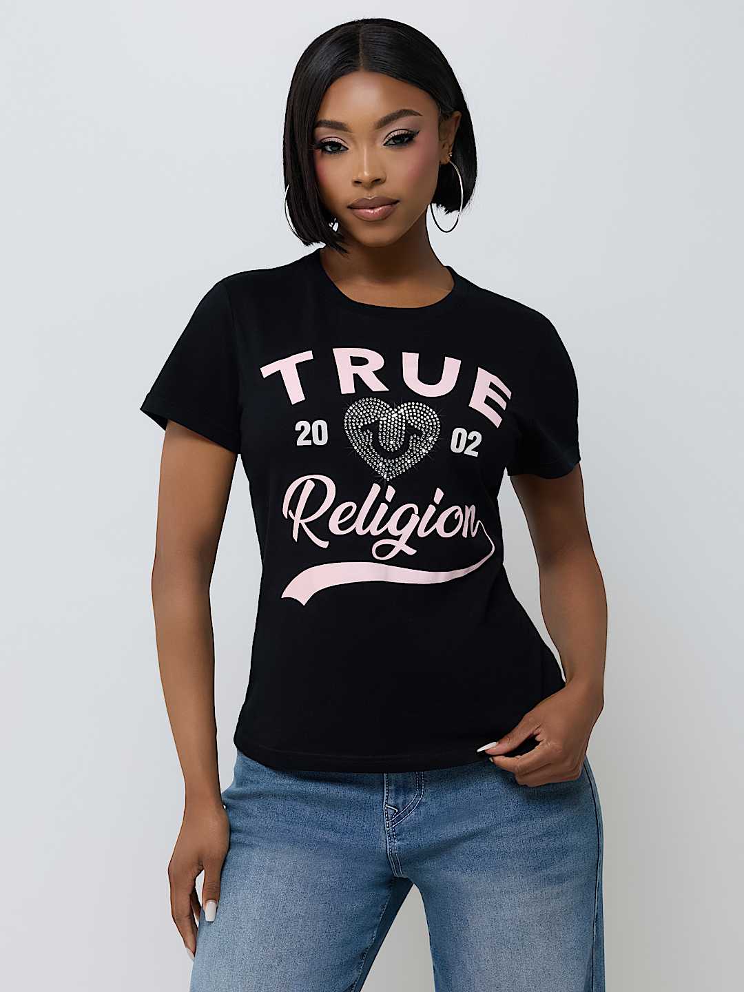 CRYSTAL HEART TEE