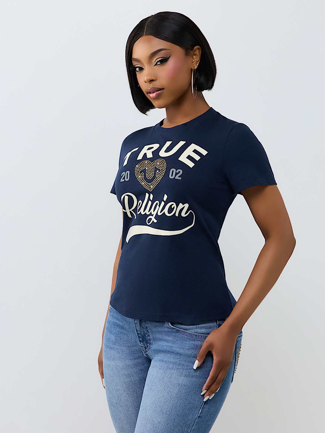 CRYSTAL HEART TEE