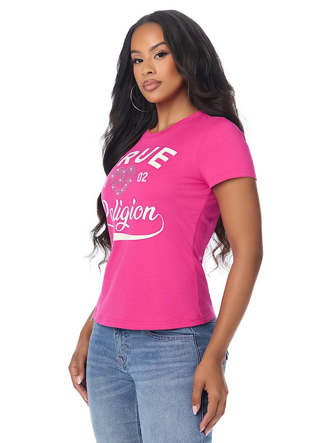 CRYSTAL HEART TEE