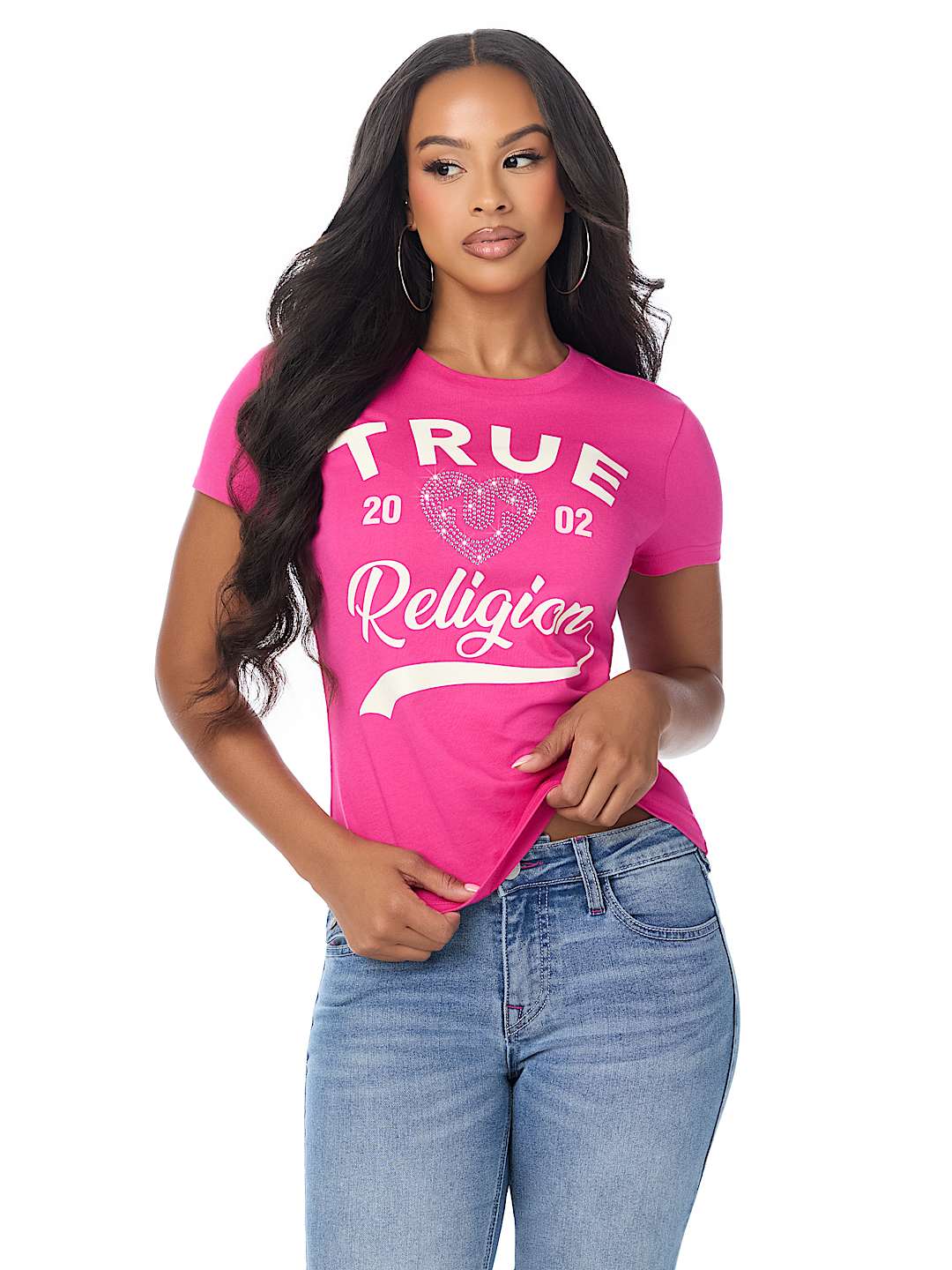 CRYSTAL HEART TEE