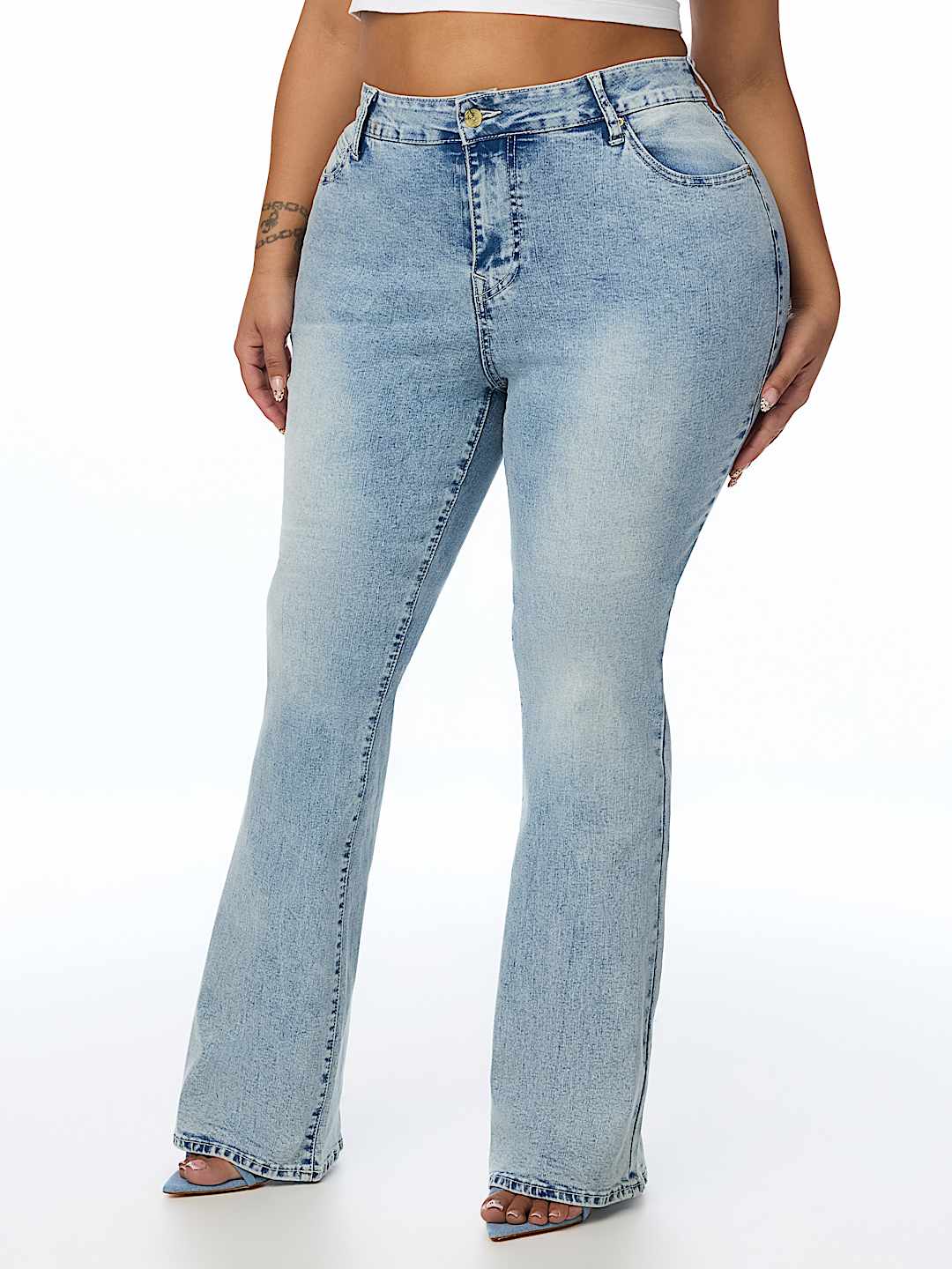 PLUS BECCA MID RISE BOOTCUT JEAN