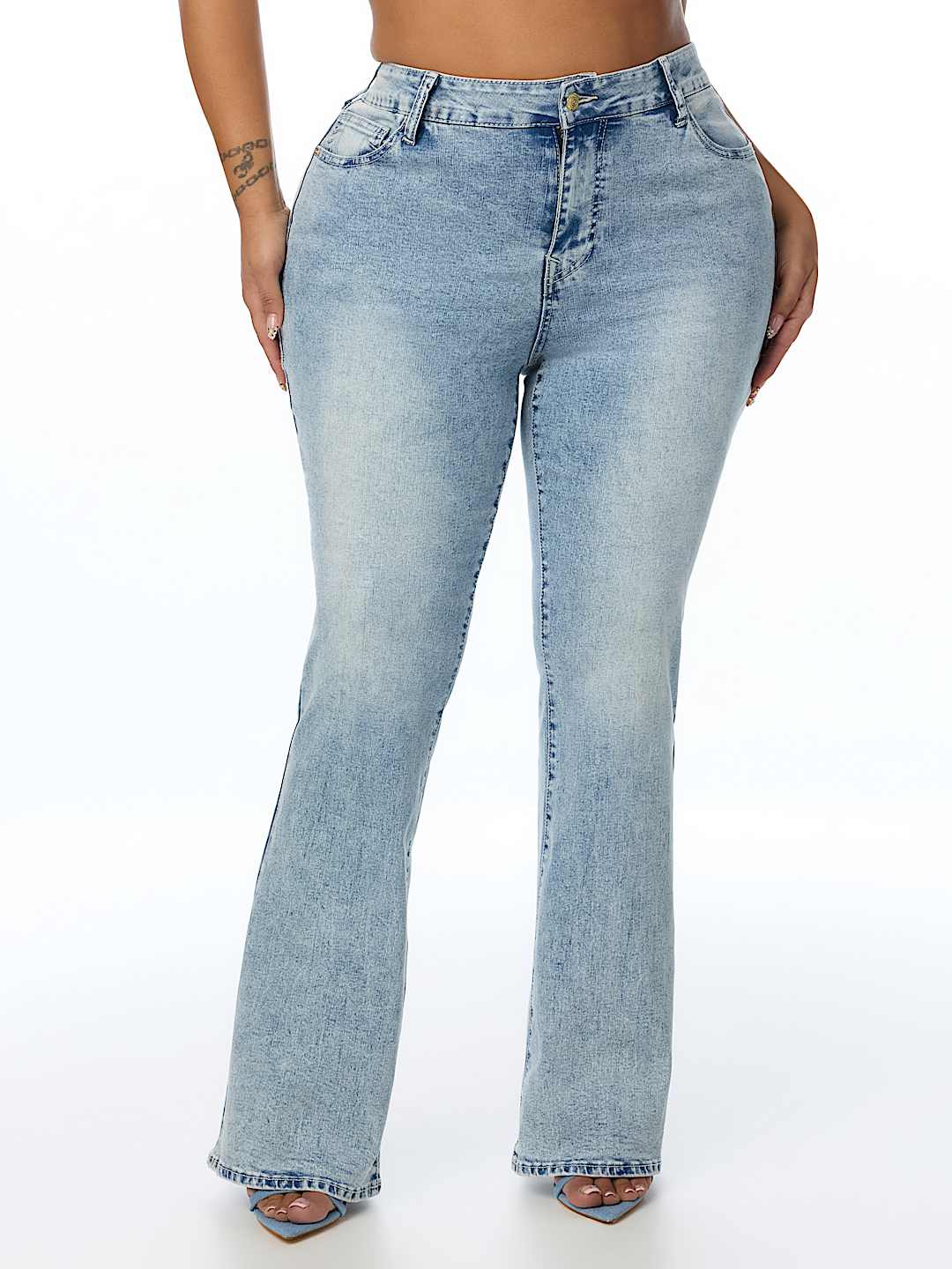 PLUS BECCA MID RISE BOOTCUT JEAN