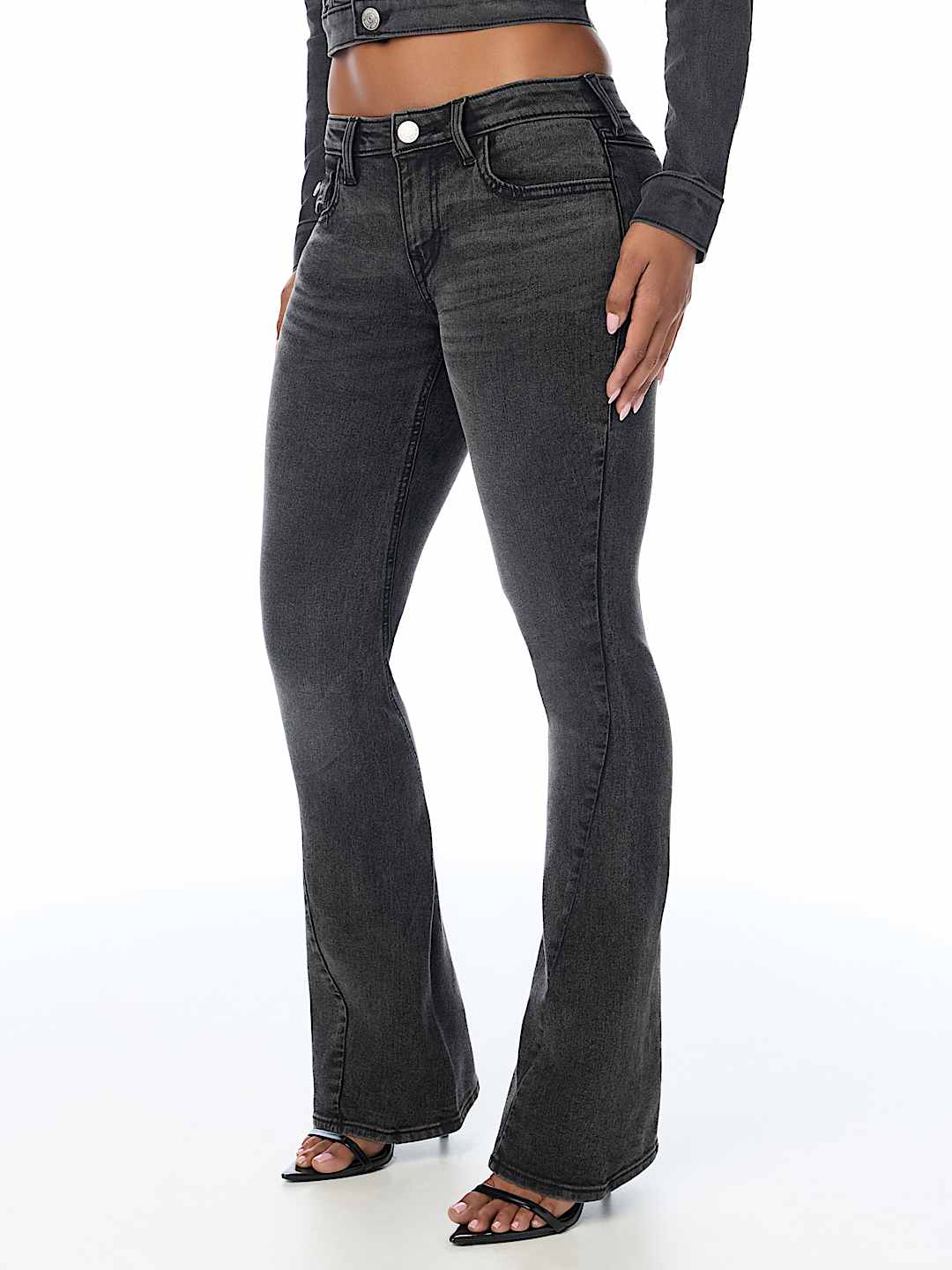 JOEY MID RISE FLAP FLARE JEAN