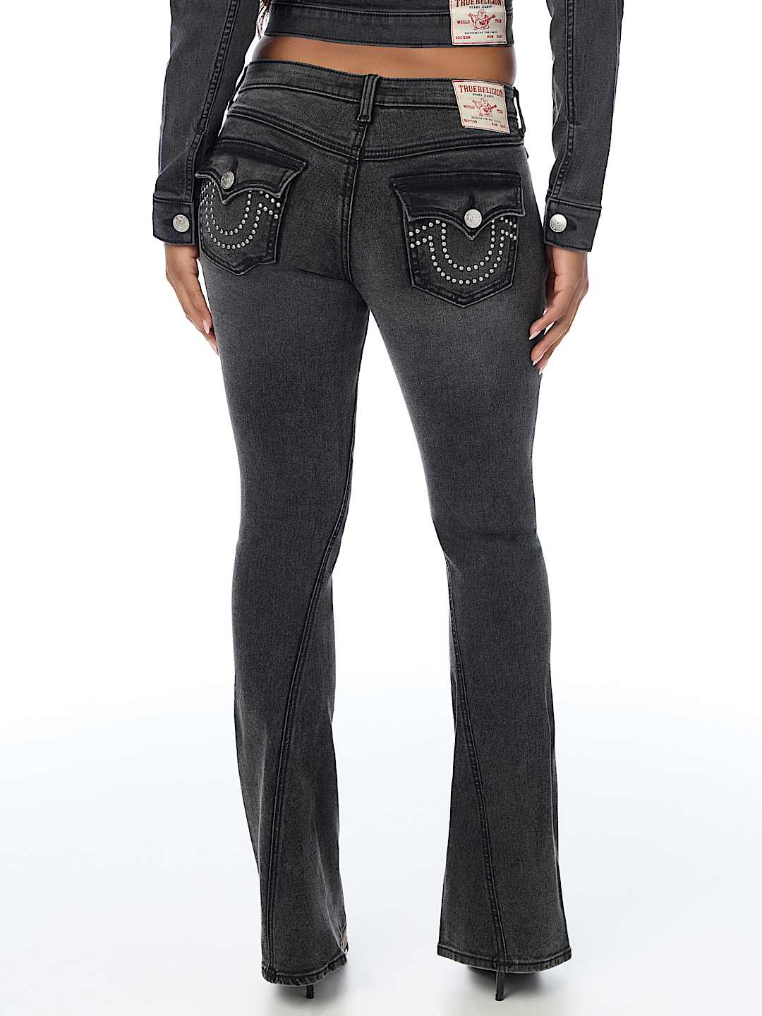 JOEY MID RISE FLAP FLARE JEAN