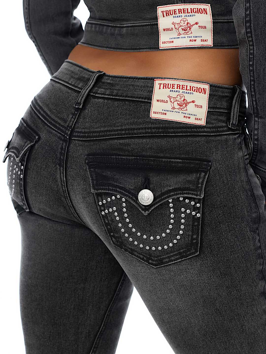 JOEY MID RISE FLAP FLARE JEAN