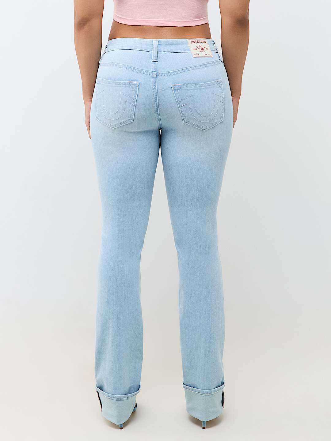 BILLIE MID RISE CUFF STRAIGHT JEAN