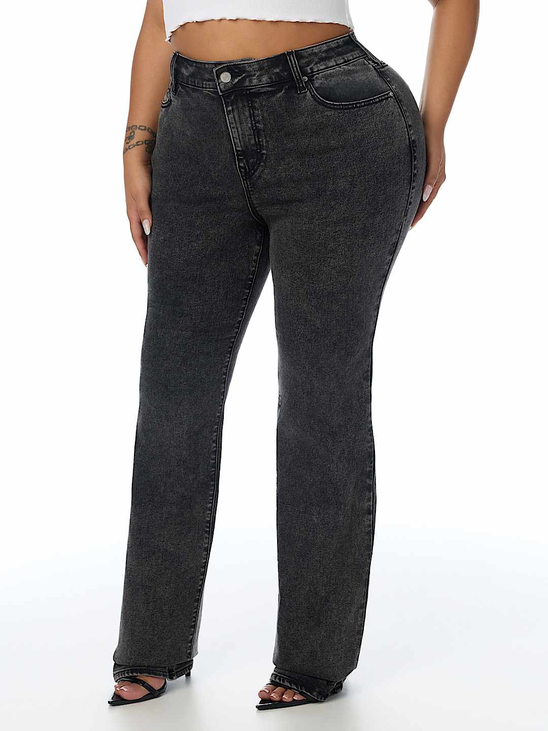 PLUS BILLIE MID RISE STRAIGHT JEAN