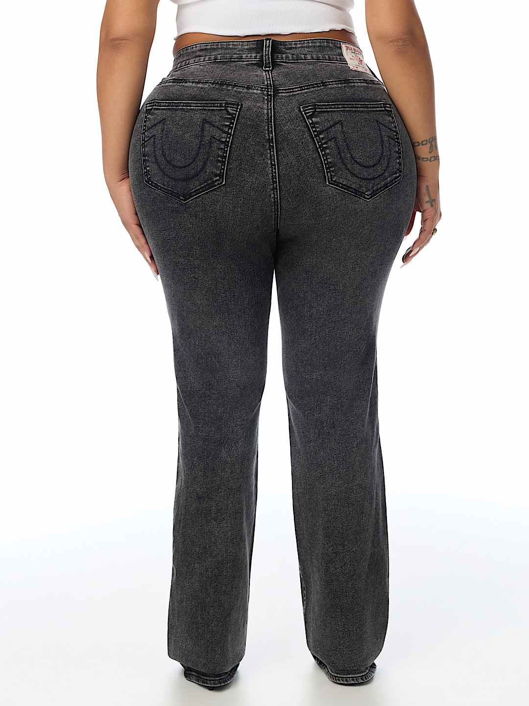 PLUS BILLIE MID RISE STRAIGHT JEAN