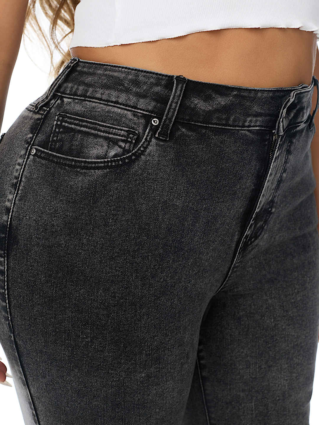 PLUS BILLIE MID RISE STRAIGHT JEAN