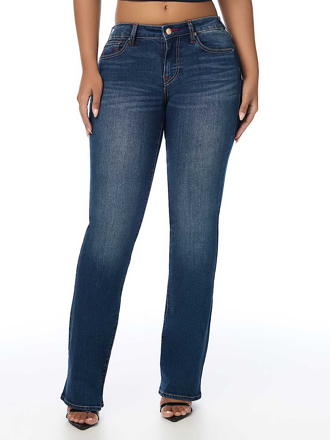 BECCA MID RISE BOOTCUT JEAN