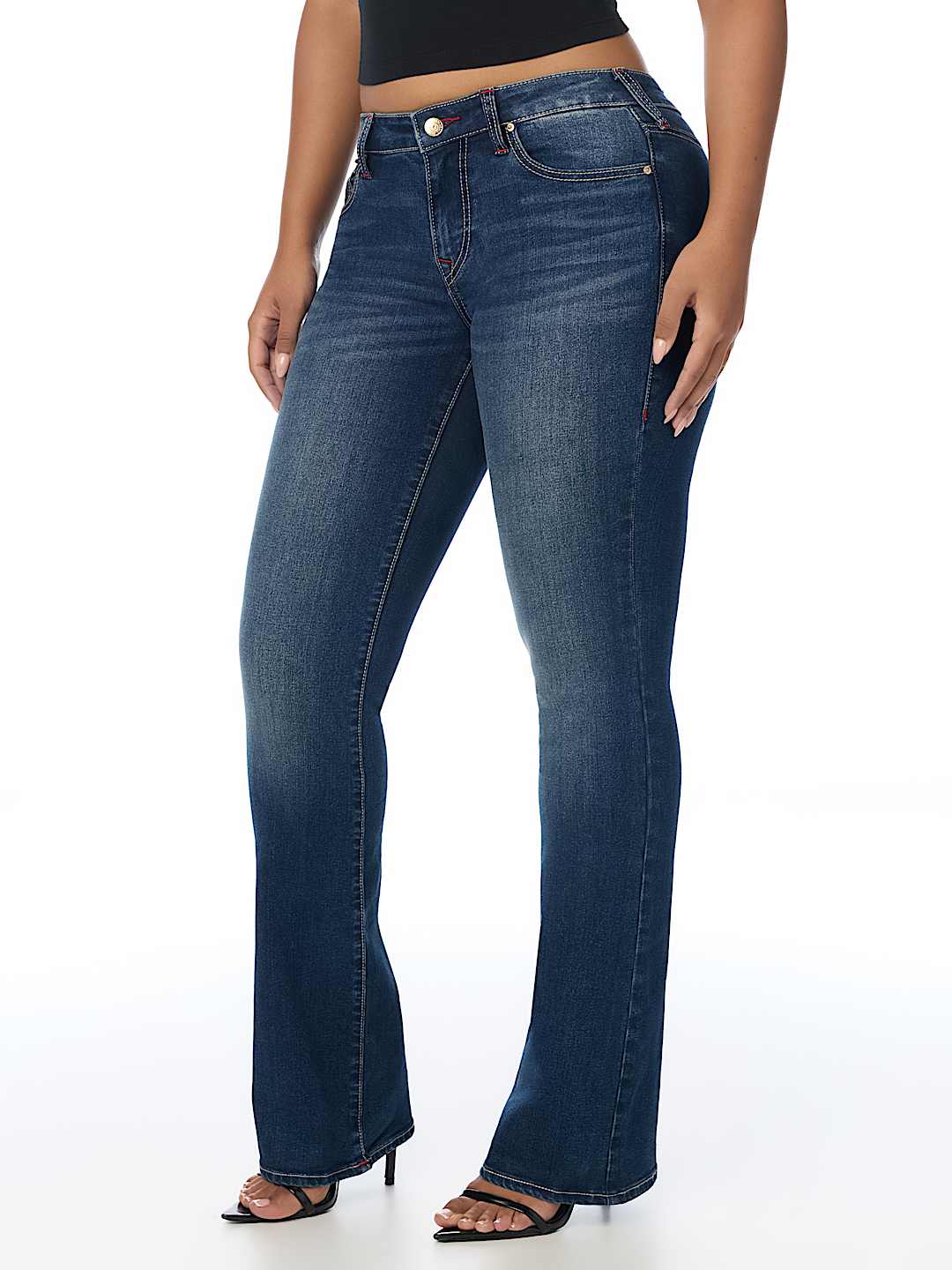 BECCA MID RISE BOOTCUT JEAN