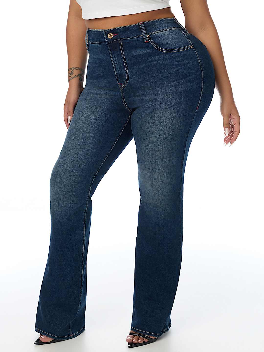 PLUS BECCA MID RISE BOOTCUT JEAN