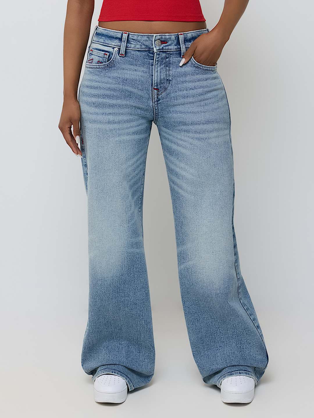 BOBBI MID RISE BAGGY JEAN