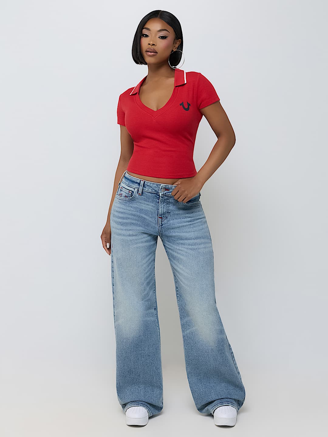 BOBBI MID RISE BAGGY JEAN