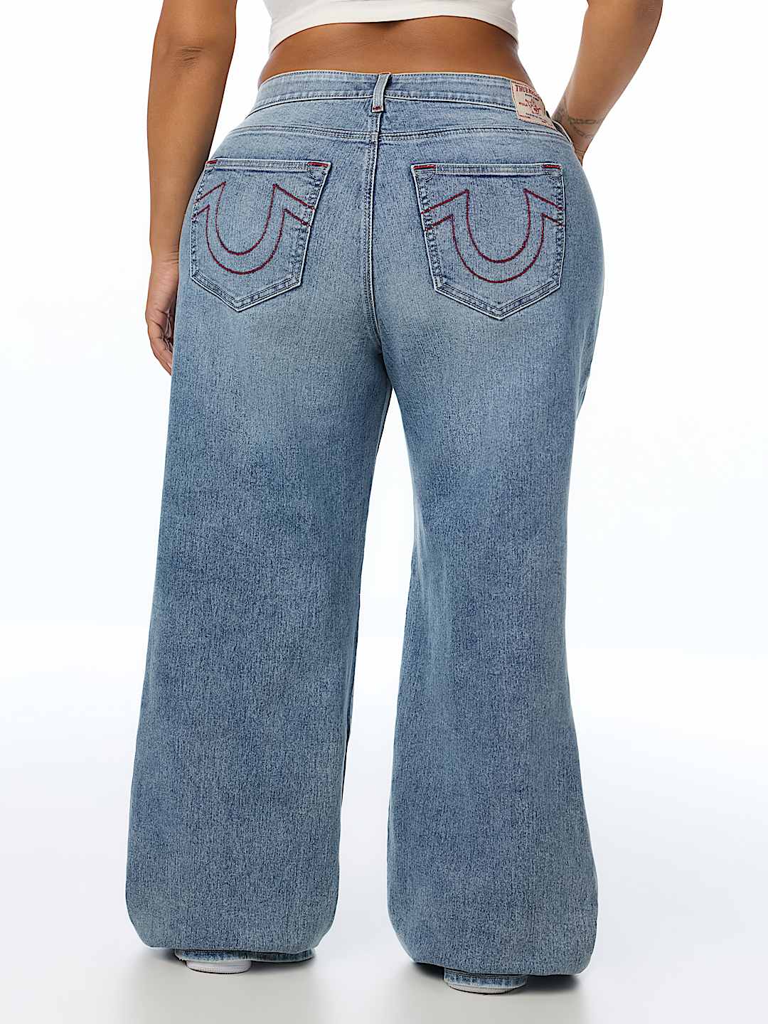 PLUS BOBBI MID RISE BAGGY JEAN