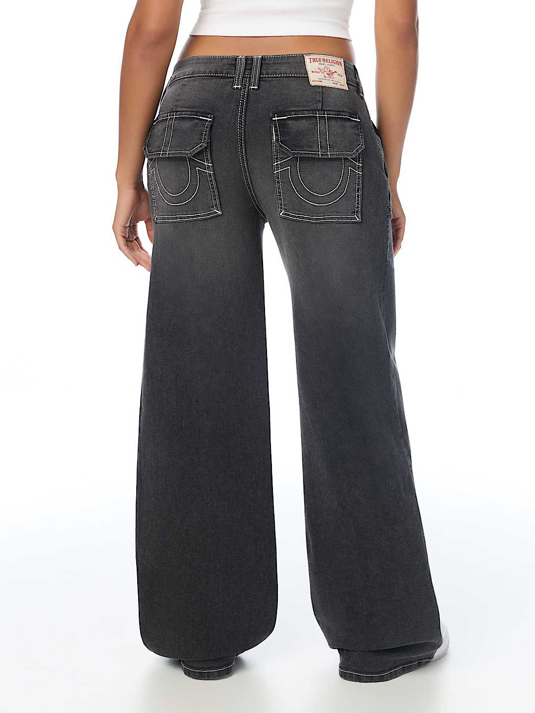 SEAMED CARGO BAGGY JEAN