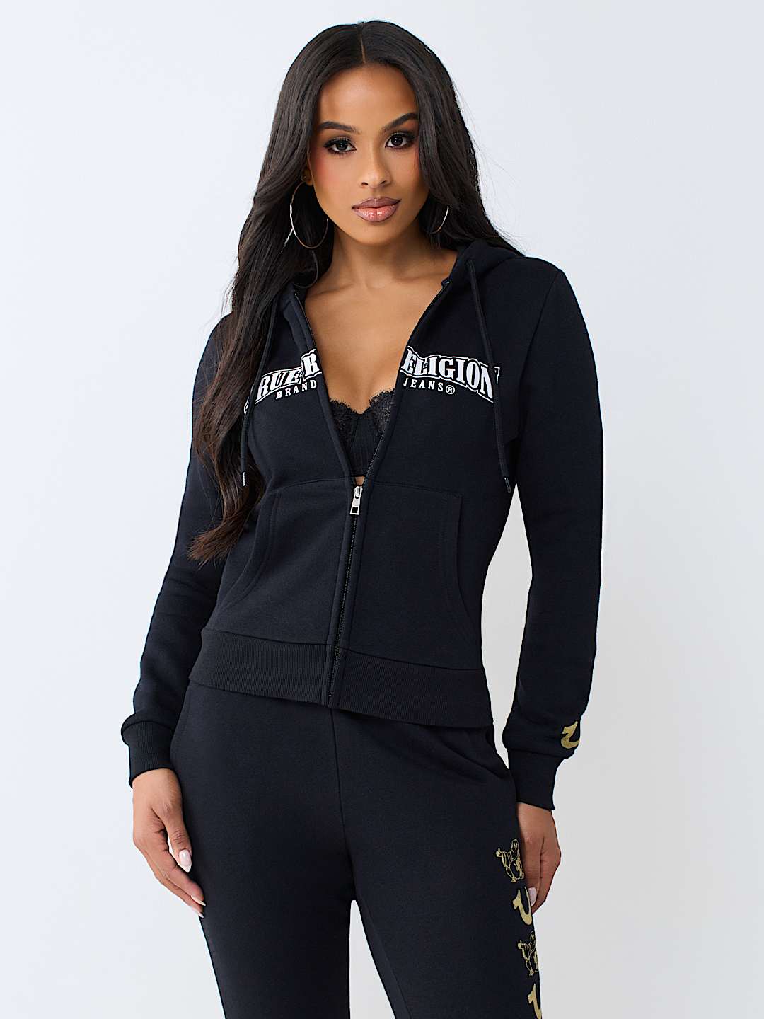 ALTERNATING CLASSIC ZIP HOODIE