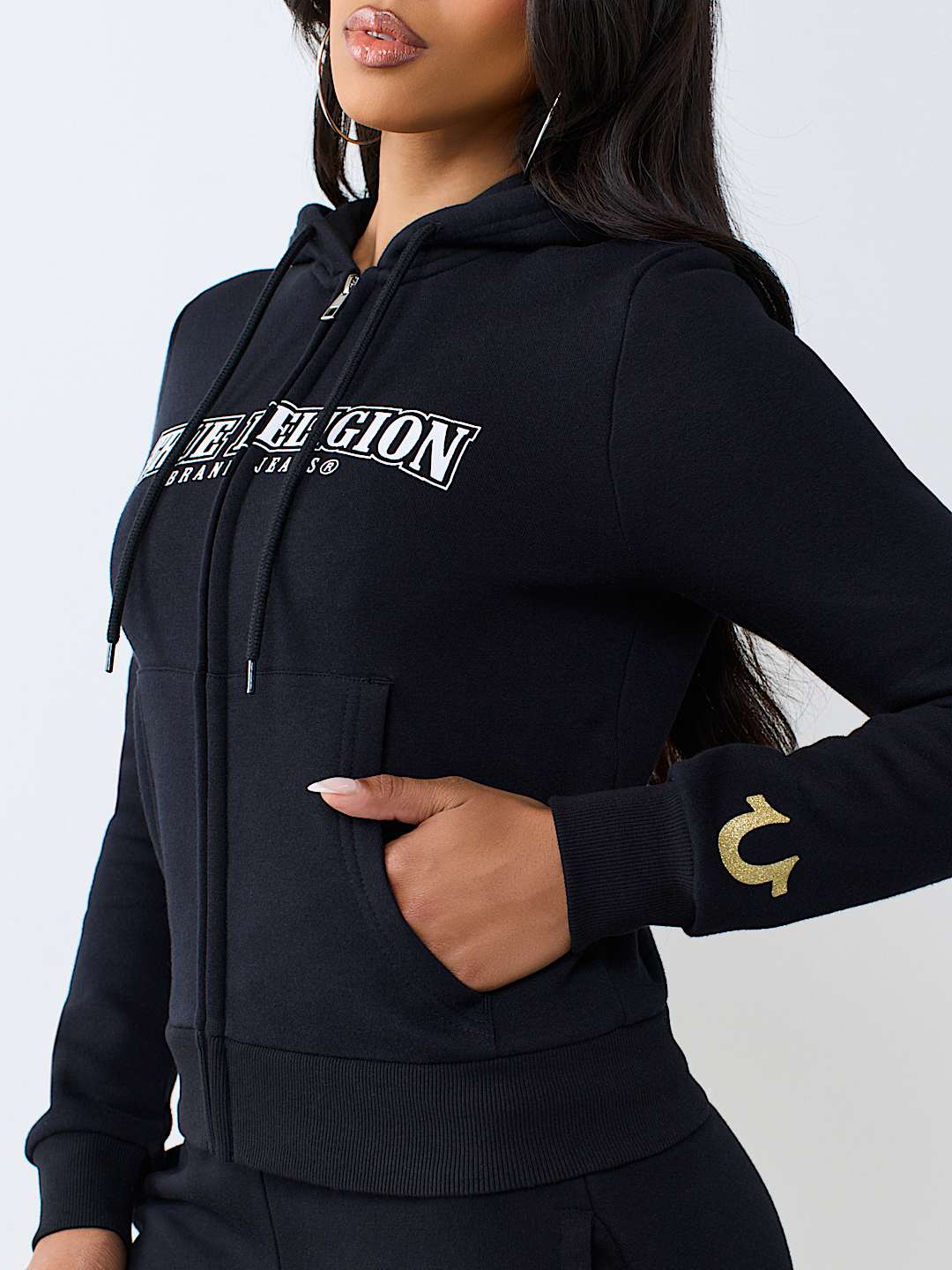 ALTERNATING CLASSIC ZIP HOODIE