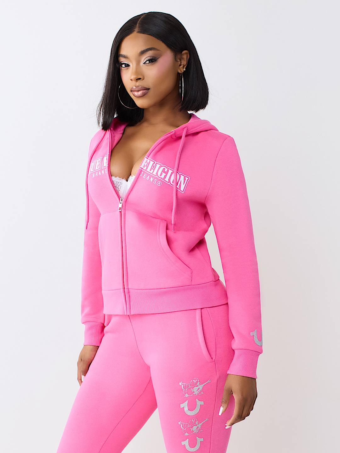 ALTERNATING CLASSIC ZIP HOODIE