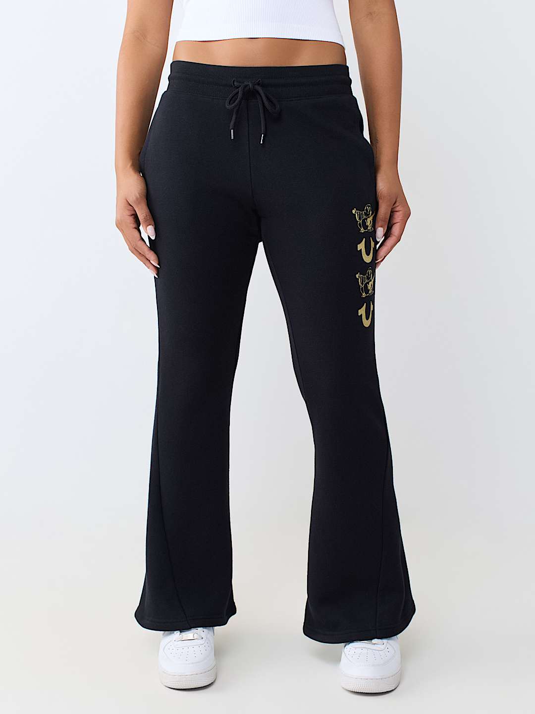 ALTERNATING TWISTED FLARE PANT