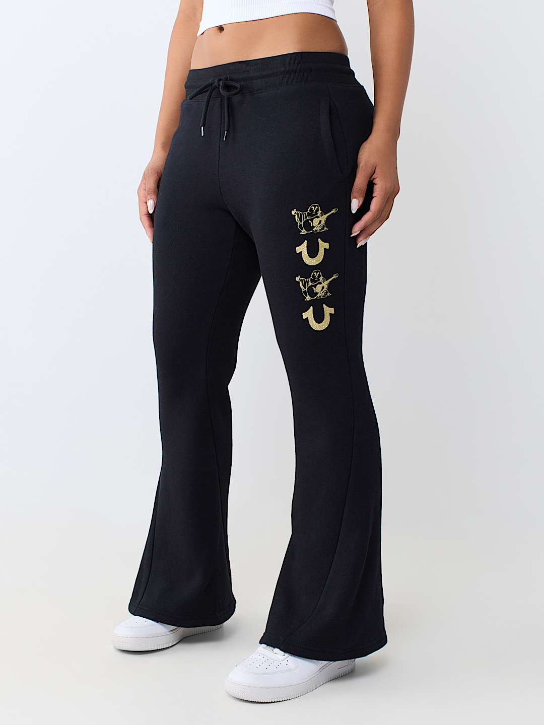 ALTERNATING TWISTED FLARE PANT