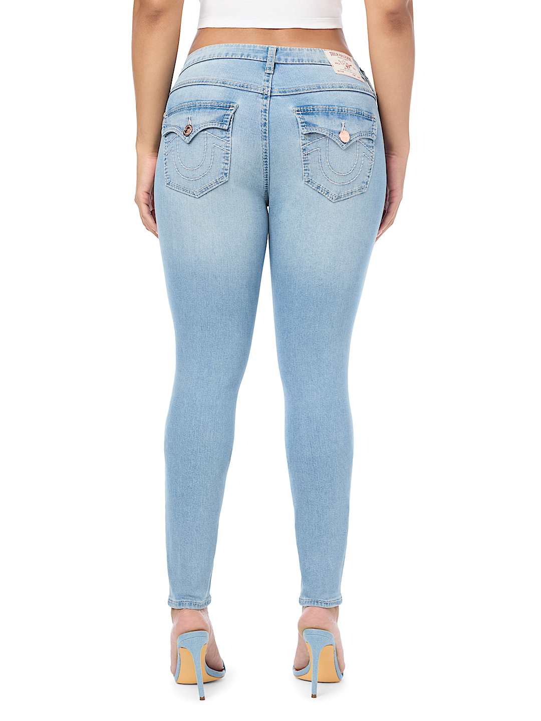JENNIE MID RISE BIG T FLAP CURVY SKINNY JEAN